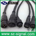 IP67/IP68 waterproof 2pin 3pin power cable