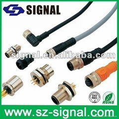 Connector with Cable Pin UL CE RoHS 2 3 4 5 6 7 8 9 10 12 Pin IP67 IP68 M8 M12 M
