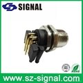 Right Angle PCB Mount Connector M12 Connector 4