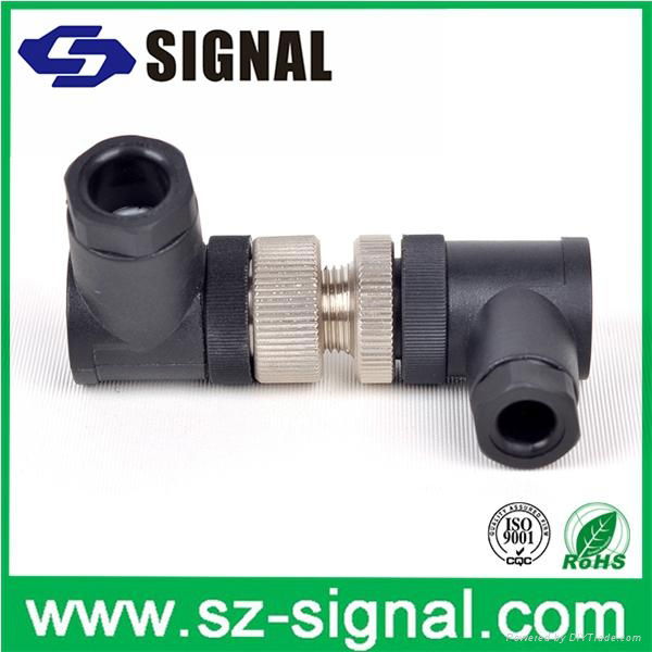 for Sensor Right Angle Male Female M12 Connector 3
