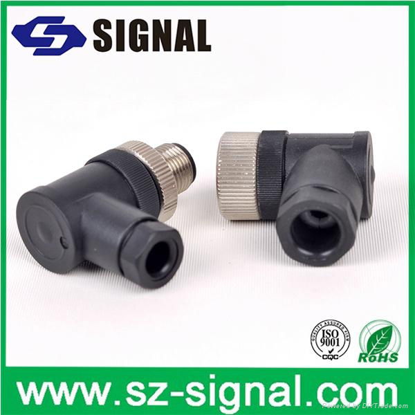 for Sensor Right Angle Male Female M12 Connector 5