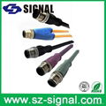 (2-12P) IP67/IP68 Waterproof PVC/Pur M12 Cable 1