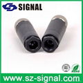 m12 4 pin connector Male Female Connector waterproofIP67/IP68 2