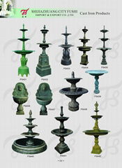 Cast iron fountain