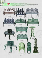 Cast iron furniture