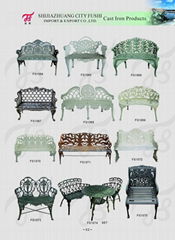 Cast iron furniture