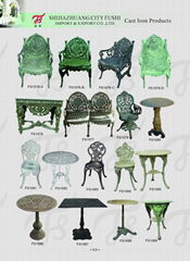 Cast iron furniture