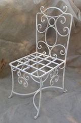 Wrought iron chair