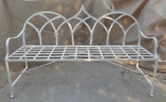 Wrought iron bench