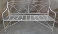 Wrought iron bench