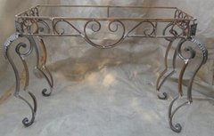 Wrought iron console