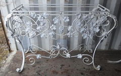 Wrought iron console