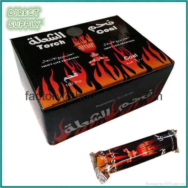 Torch Coal Charcoal for Hookah Factory Supply