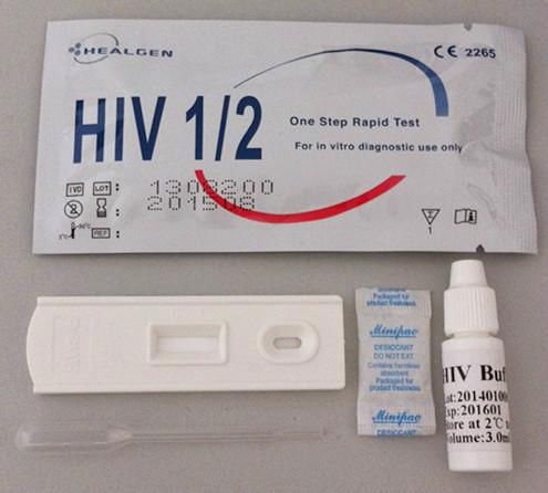 HIV 1/2 One Step Rapid Test Cassette 3