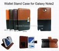 Samsung note2/3  s4 n7100 cheap leather case