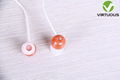 Apple shape four color mp3 in ear