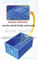 plastic folding crate or box or carton  600 3