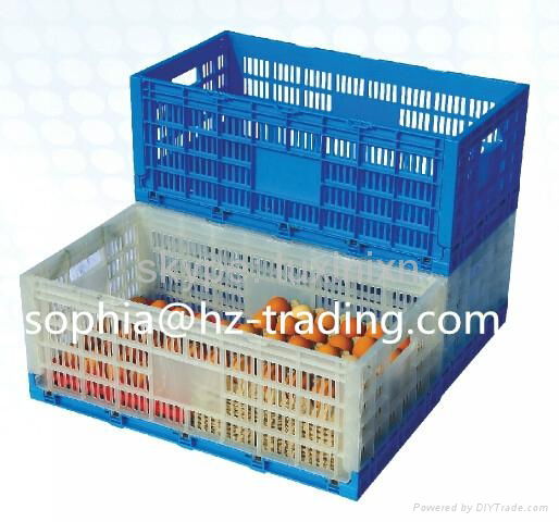 plastic folding crate for eggs  or  egg basket 2