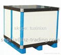 plastic coaming box or crate or container or storage with pallet