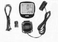 wired back light cycle odometer  black