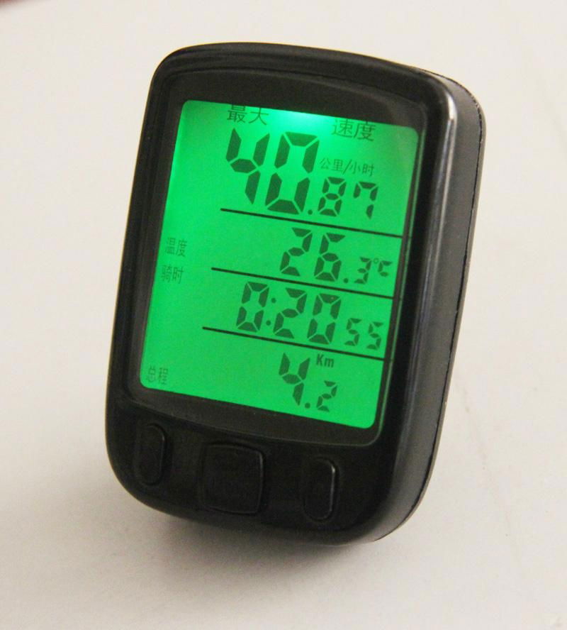 wired odometer with smart back light  2
