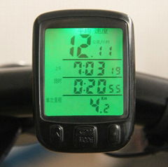 wired odometer with smart back light 