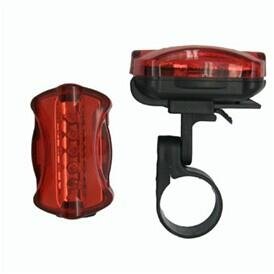 Red bicycle tail light
