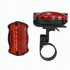 Red bicycle tail light