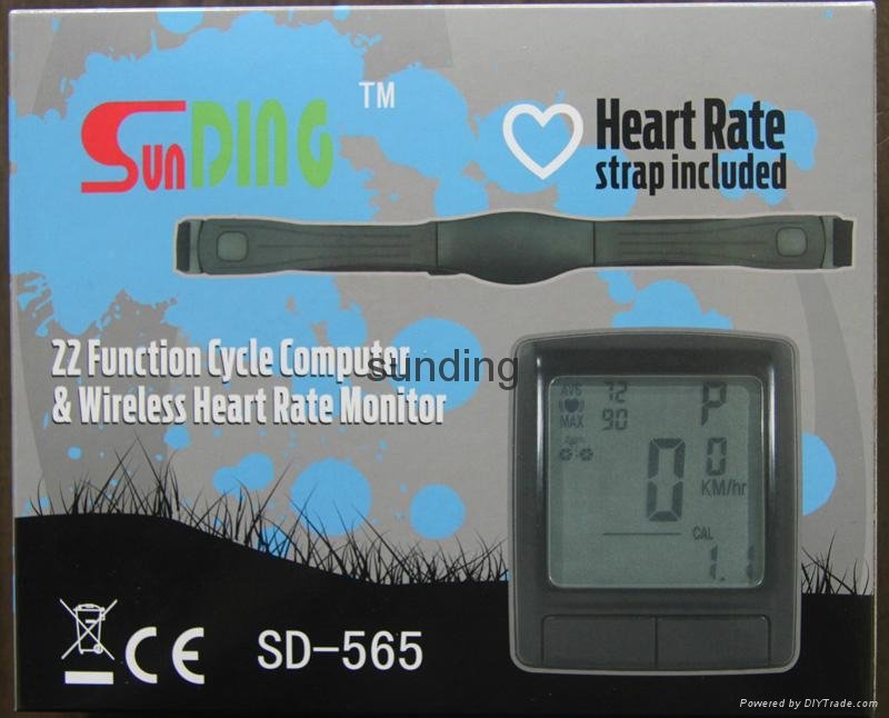 heart rate monitor bicycle computer  3