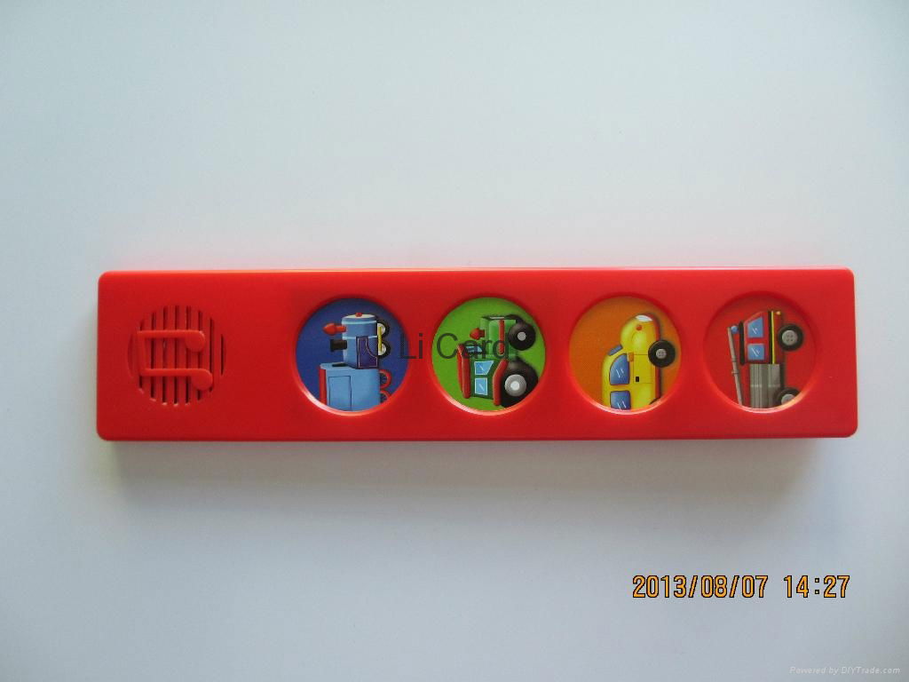 Four Buttons Sound Module for Child's Sound Book