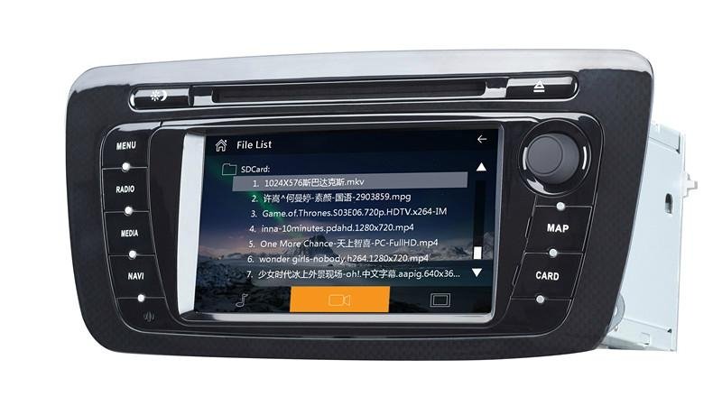 car dvd gps which is compatible with VW Seat ibiza 2009-2013 5
