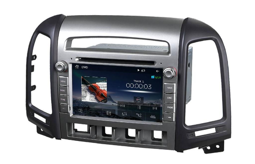 car dvd player for  HYUNDAI SANTAFE Year 2006-2012 3