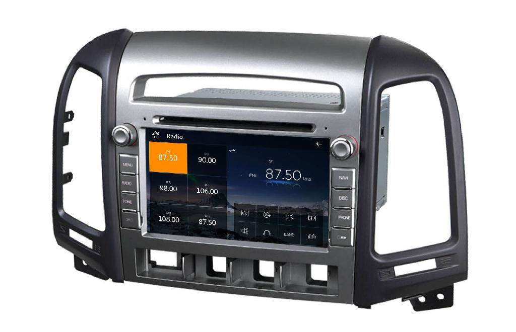 car dvd player for  HYUNDAI SANTAFE Year 2006-2012 4