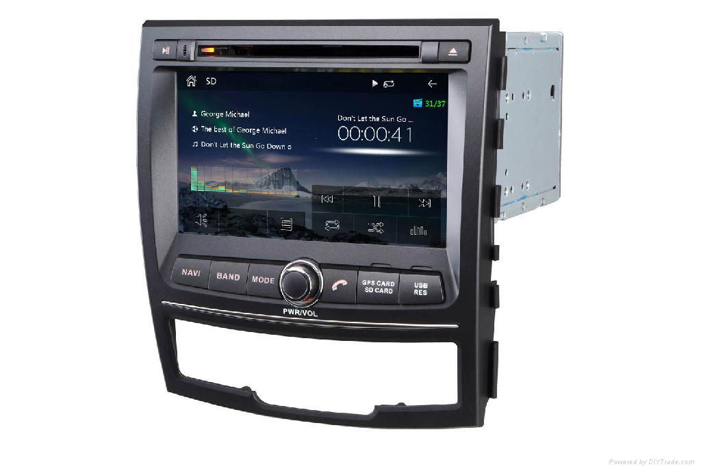 car dvd player for  Ssangyong Korando 2010-2013 3