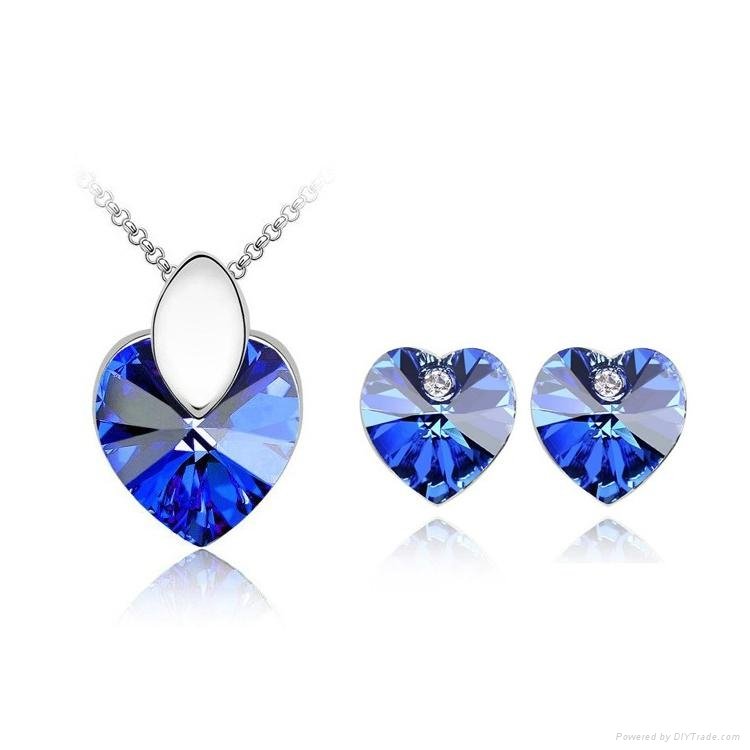 2014 qingdao new design necklace earring set fashion jewelery sets