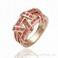Fashion gold plating zircon diamond bracelets 2