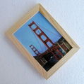 white and black Wooden Shadow Boxes Photo Picture Frame Boxes on wall