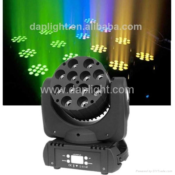 stage light 12pcs 12w cree led moving head