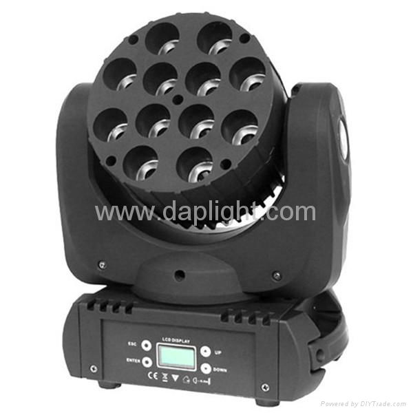 stage light 12pcs 12w cree led moving head 2