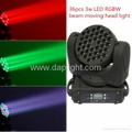 36x3w LED RGBW beam moving head light