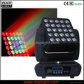 5x5 LED Moving Head 25x12 Watt RGBW LEDs Matrix Beam Club Light 1