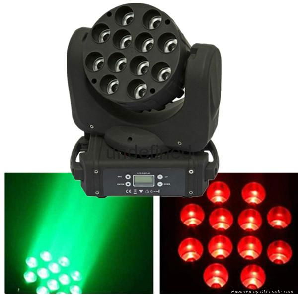 12x12w RGBW 4in1 led beam moving head light 4