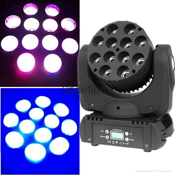 12x12w RGBW 4in1 led beam moving head light 5