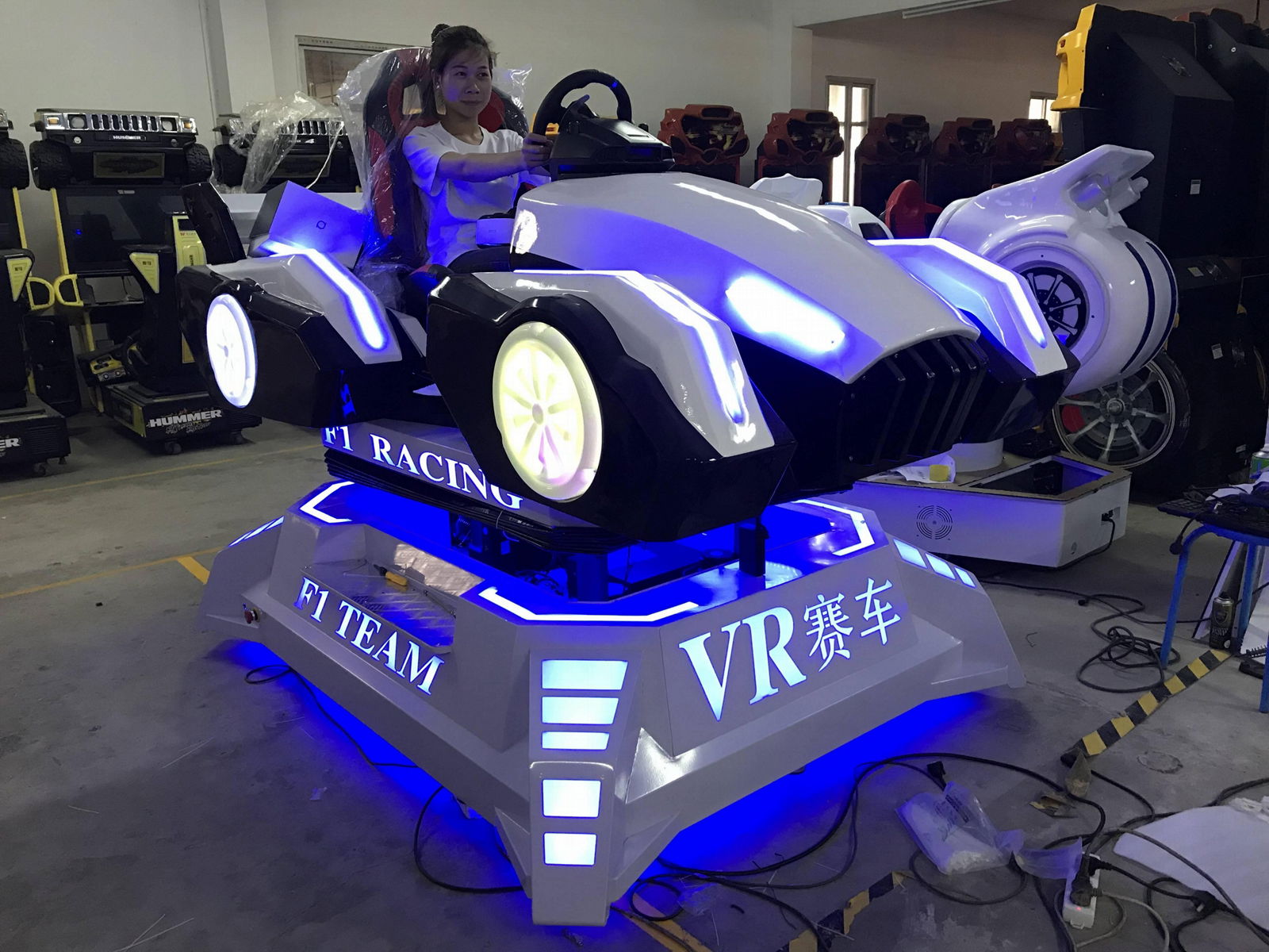 VR car racing simulator 9d 2