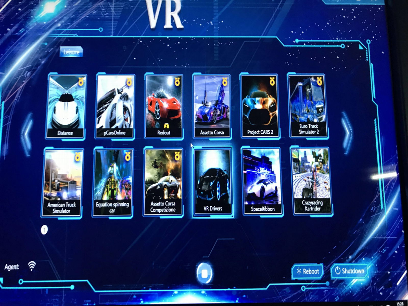 VR car racing simulator 9d 5