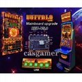 43′ ′ Curved Touch Screen Dual Screens Mega Link Slot Machine Supplier