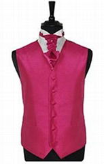 100% polyester woven men's waistcoat