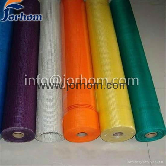 Jorhom 4x4 mm 145GSM Fiberglass Mesh Fabric For Construction 2