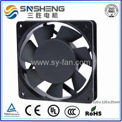 120ⅹ120ⅹ25mm  7 Impellers AC Cooling Fan