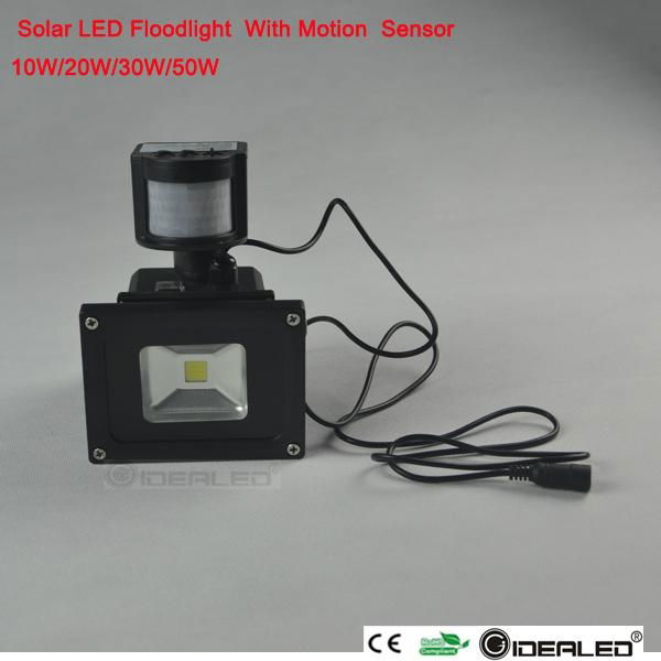 high quality watrproof solar rechargeable floodlight 20w